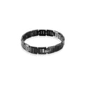 Men’s Stainless Steel Bracelet – Silver & Black